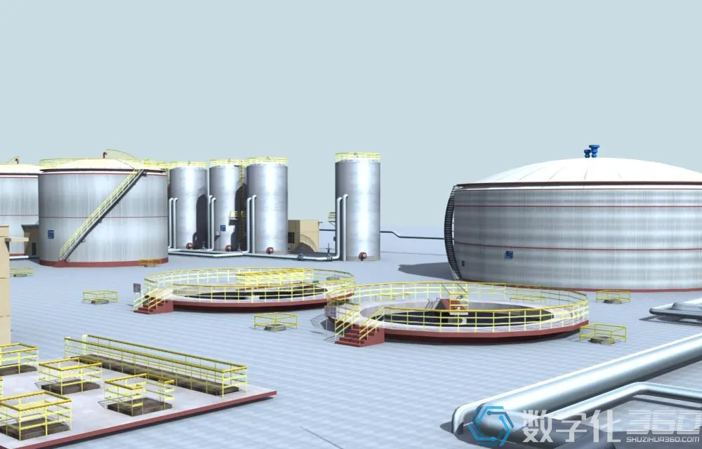 数字油田站内油罐图例展示